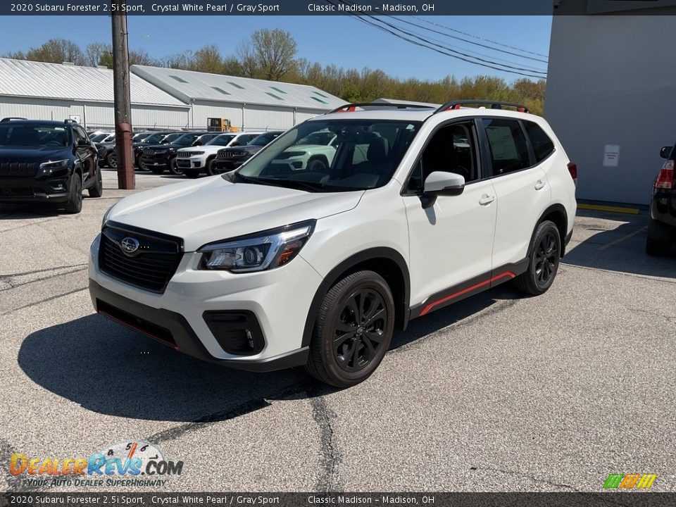 2020 Subaru Forester 2.5i Sport Crystal White Pearl / Gray Sport Photo #9