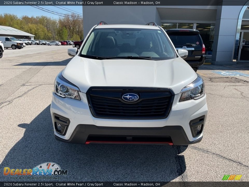 2020 Subaru Forester 2.5i Sport Crystal White Pearl / Gray Sport Photo #13