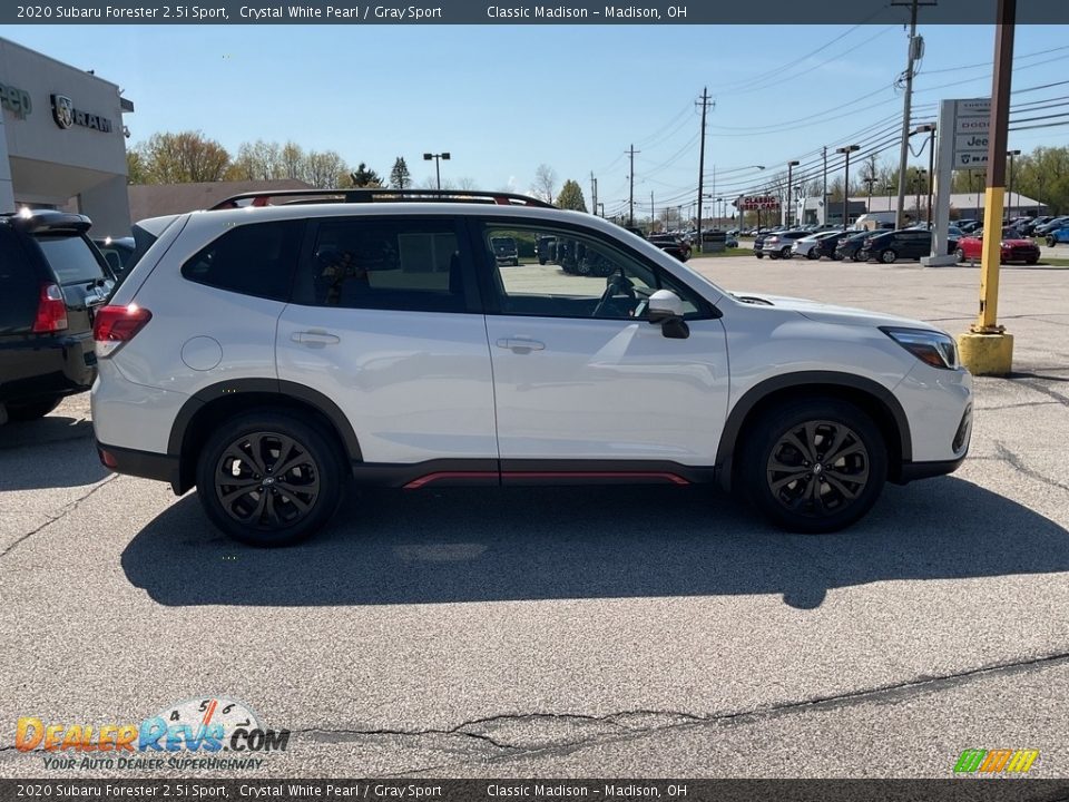 2020 Subaru Forester 2.5i Sport Crystal White Pearl / Gray Sport Photo #14