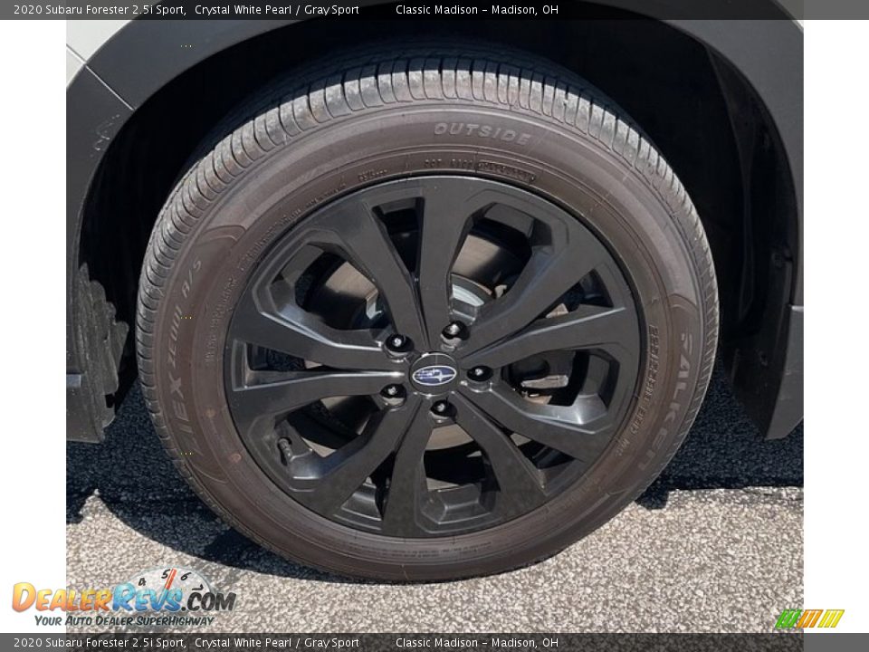 2020 Subaru Forester 2.5i Sport Crystal White Pearl / Gray Sport Photo #16