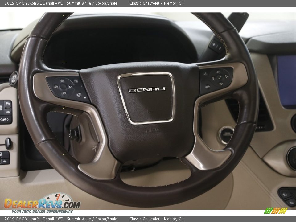 2019 GMC Yukon XL Denali 4WD Steering Wheel Photo #7
