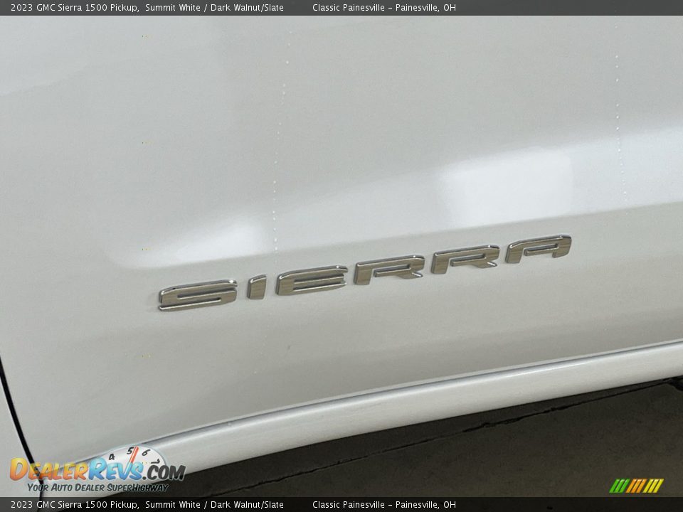 2023 GMC Sierra 1500 Pickup Summit White / Dark Walnut/Slate Photo #30