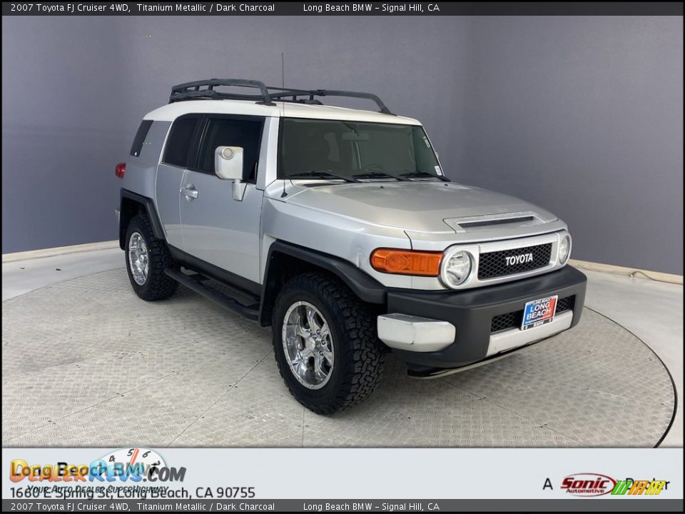 2007 Toyota FJ Cruiser 4WD Titanium Metallic / Dark Charcoal Photo #1