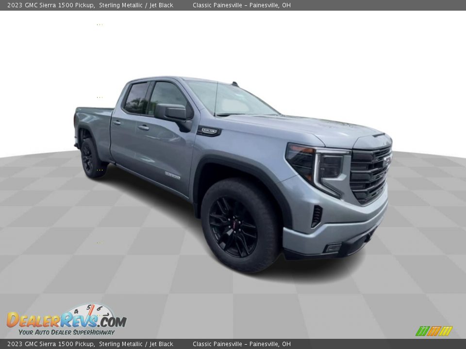 2023 GMC Sierra 1500 Pickup Sterling Metallic / Jet Black Photo #2