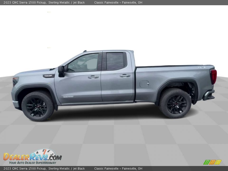 2023 GMC Sierra 1500 Pickup Sterling Metallic / Jet Black Photo #5