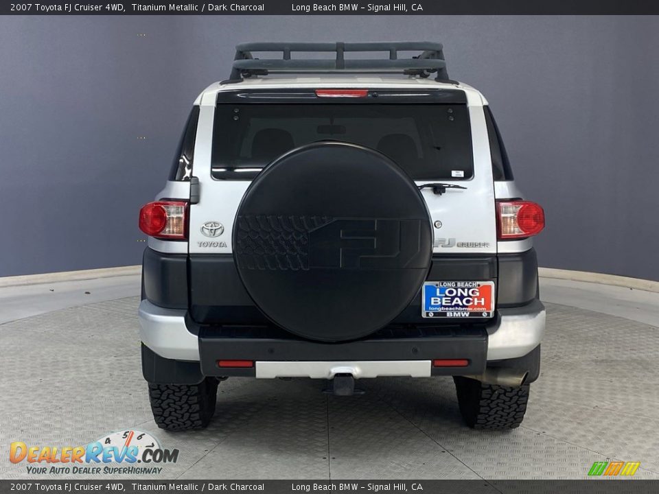 2007 Toyota FJ Cruiser 4WD Titanium Metallic / Dark Charcoal Photo #4