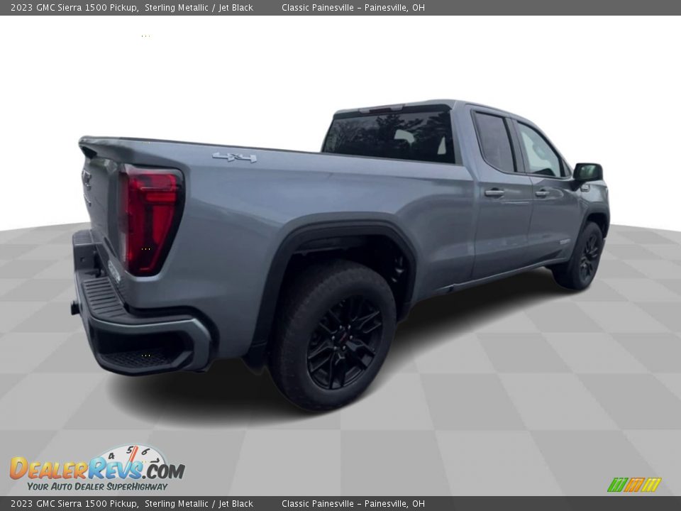 2023 GMC Sierra 1500 Pickup Sterling Metallic / Jet Black Photo #8