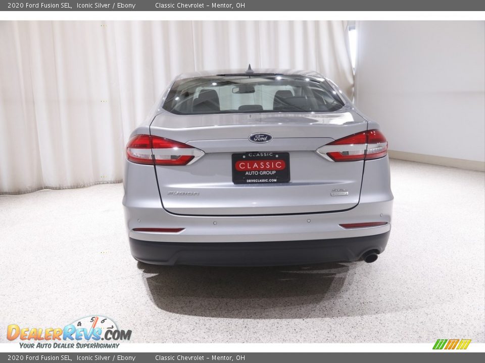 2020 Ford Fusion SEL Iconic Silver / Ebony Photo #19