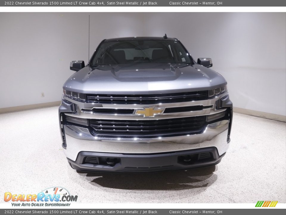 2022 Chevrolet Silverado 1500 Limited LT Crew Cab 4x4 Satin Steel Metallic / Jet Black Photo #2