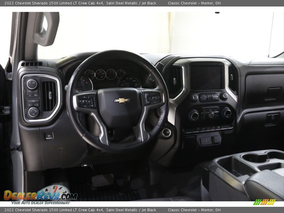 2022 Chevrolet Silverado 1500 Limited LT Crew Cab 4x4 Satin Steel Metallic / Jet Black Photo #7