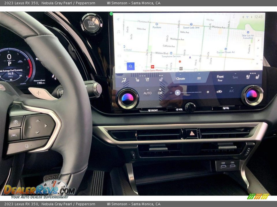Navigation of 2023 Lexus RX 350 Photo #5