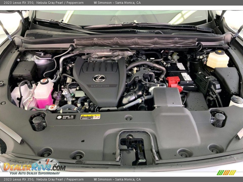 2023 Lexus RX 350 2.4 Liter Turbocharged DOHC 16-Valve VVT-i 4 Cylinder Engine Photo #8