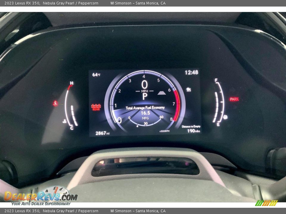 2023 Lexus RX 350 Gauges Photo #22