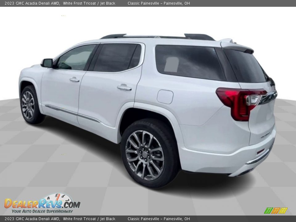 2023 GMC Acadia Denali AWD White Frost Tricoat / Jet Black Photo #6