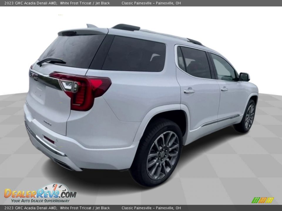 2023 GMC Acadia Denali AWD White Frost Tricoat / Jet Black Photo #8