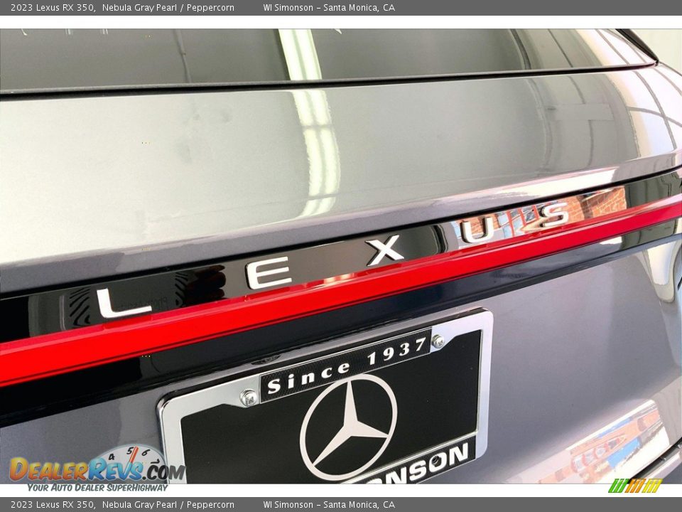 2023 Lexus RX 350 Nebula Gray Pearl / Peppercorn Photo #30