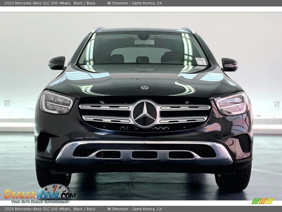 2020 Mercedes-Benz GLC 300 4Matic Black / Black Photo #2