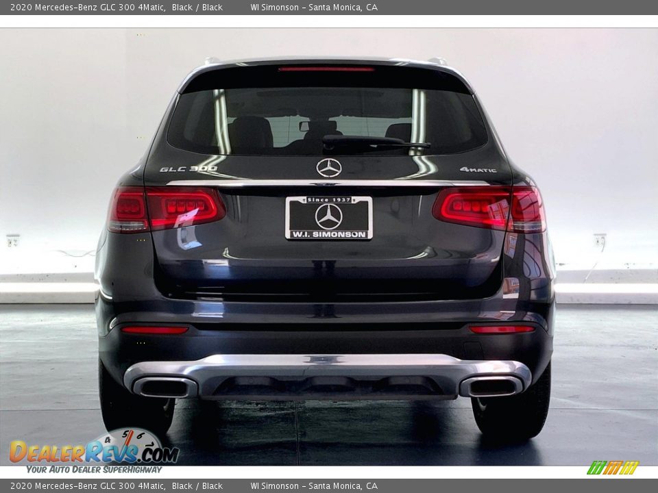 2020 Mercedes-Benz GLC 300 4Matic Black / Black Photo #3