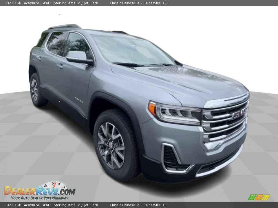 2023 GMC Acadia SLE AWD Sterling Metallic / Jet Black Photo #2