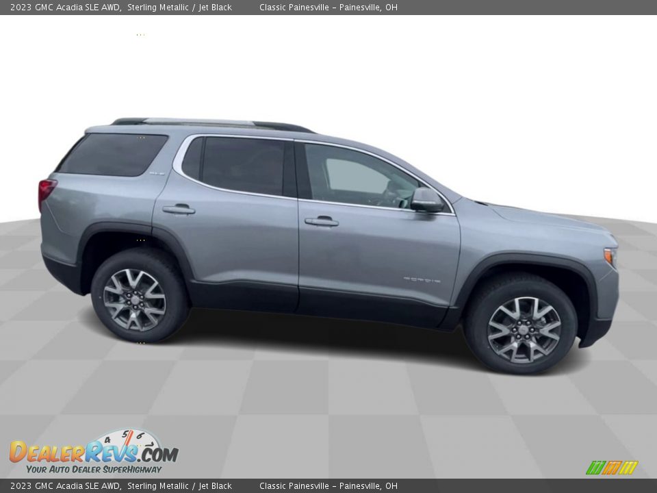 2023 GMC Acadia SLE AWD Sterling Metallic / Jet Black Photo #9