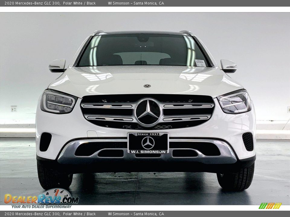 2020 Mercedes-Benz GLC 300 Polar White / Black Photo #2