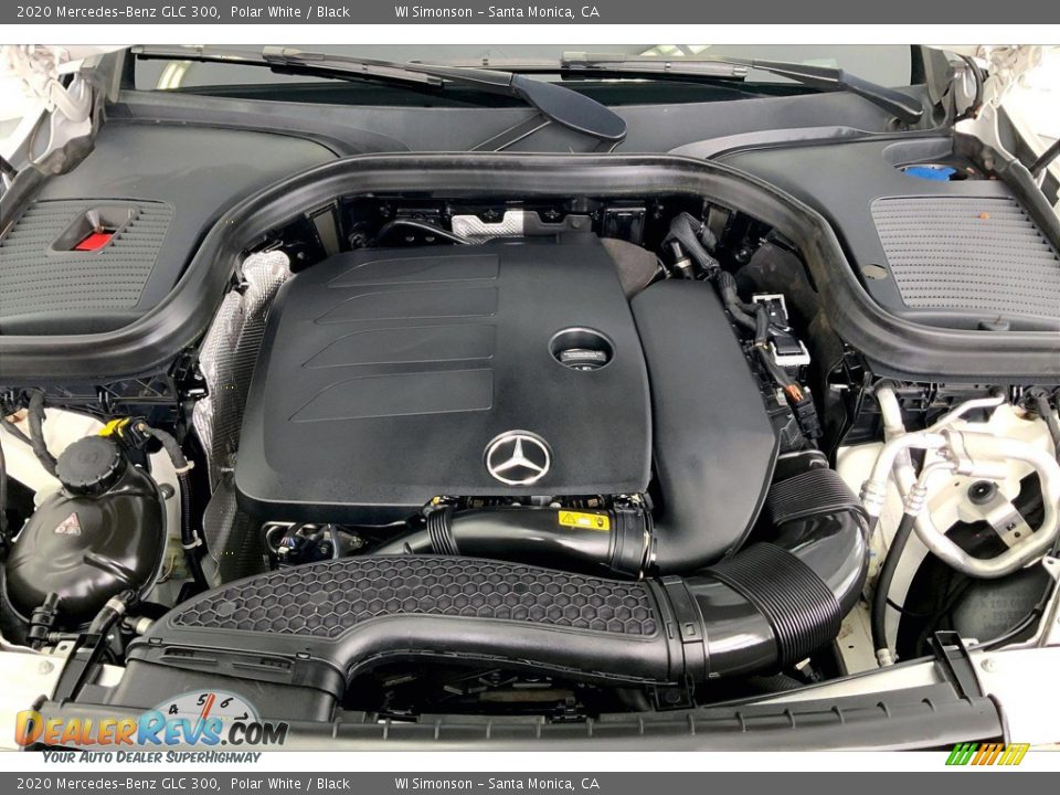 2020 Mercedes-Benz GLC 300 Polar White / Black Photo #9