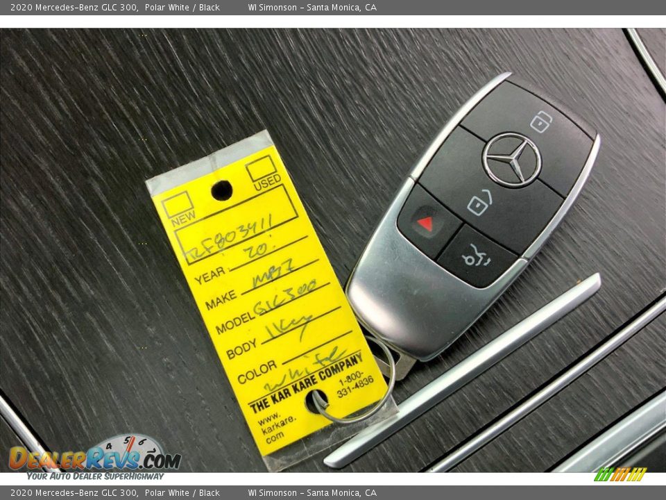 2020 Mercedes-Benz GLC 300 Polar White / Black Photo #11