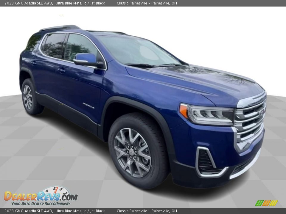 2023 GMC Acadia SLE AWD Ultra Blue Metallic / Jet Black Photo #2