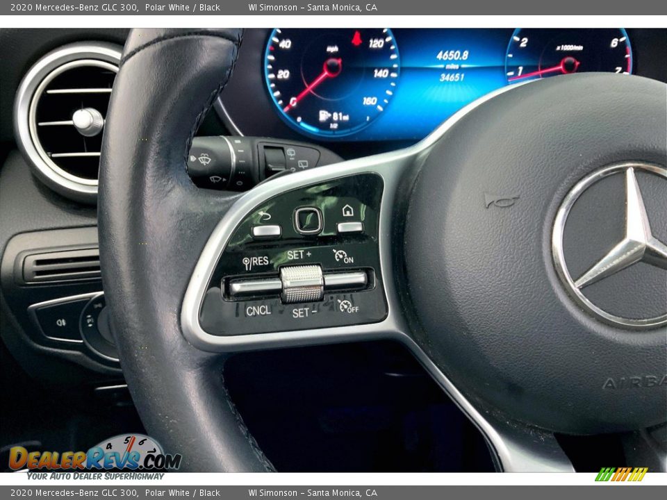 2020 Mercedes-Benz GLC 300 Polar White / Black Photo #21