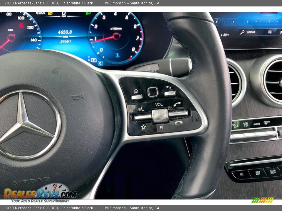 2020 Mercedes-Benz GLC 300 Polar White / Black Photo #22