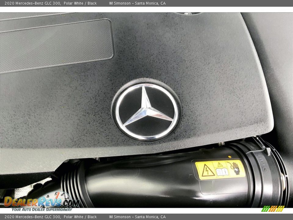 2020 Mercedes-Benz GLC 300 Polar White / Black Photo #32