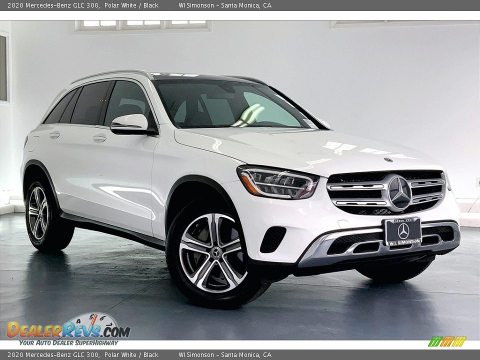 2020 Mercedes-Benz GLC 300 Polar White / Black Photo #34