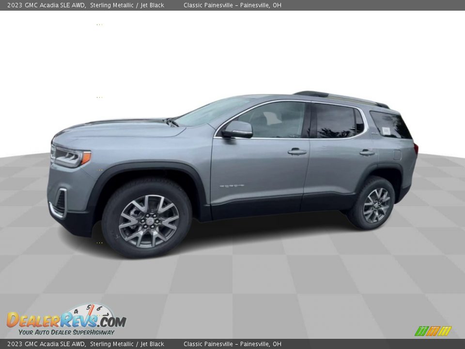 2023 GMC Acadia SLE AWD Sterling Metallic / Jet Black Photo #4