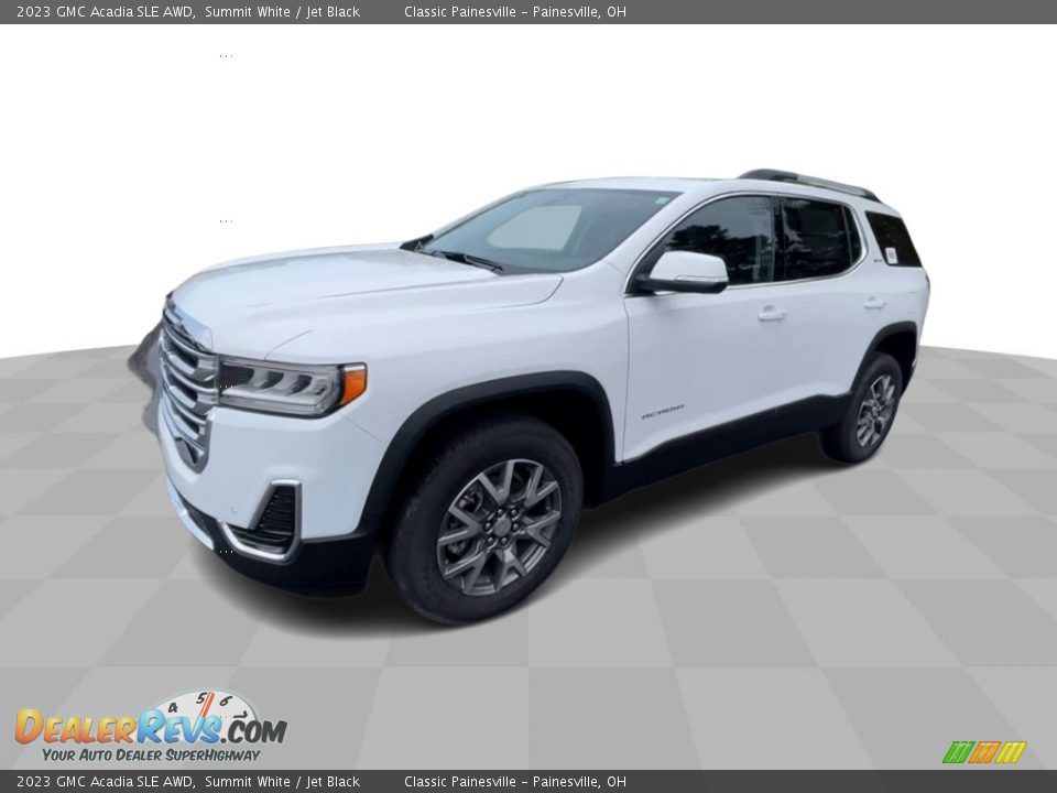 2023 GMC Acadia SLE AWD Summit White / Jet Black Photo #4