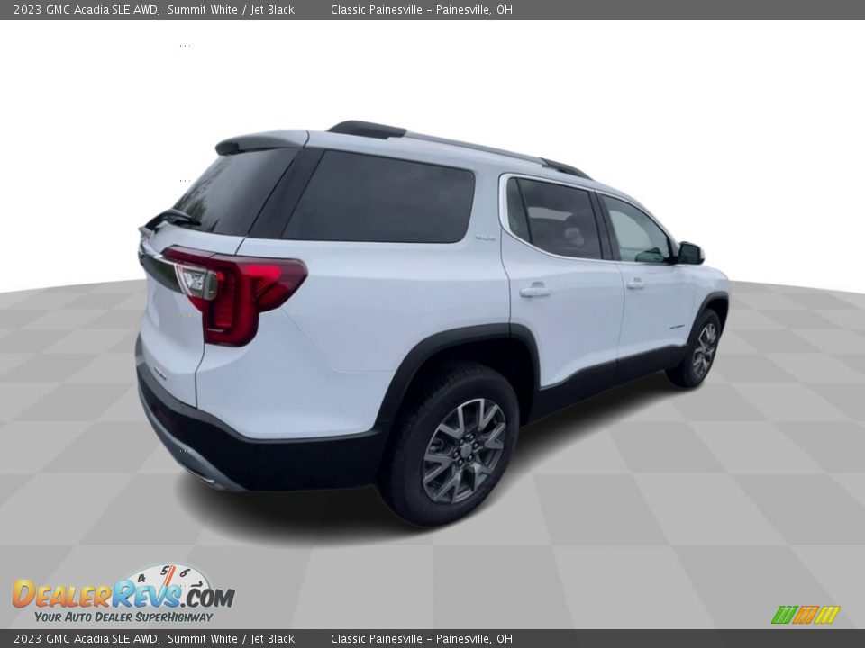 2023 GMC Acadia SLE AWD Summit White / Jet Black Photo #8