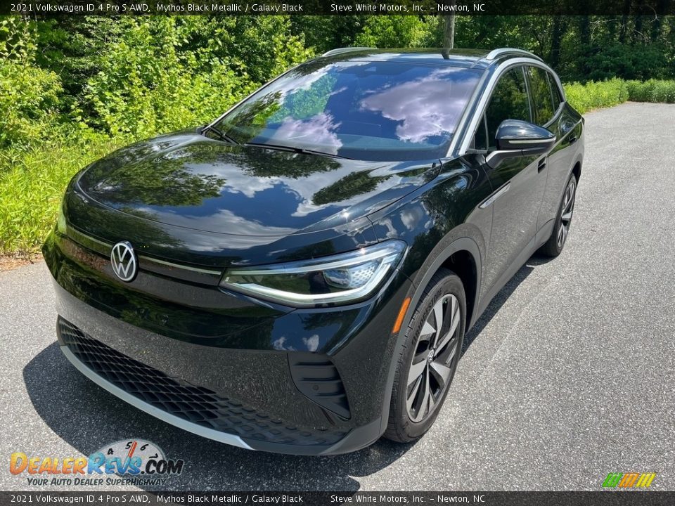 2021 Volkswagen ID.4 Pro S AWD Mythos Black Metallic / Galaxy Black Photo #3