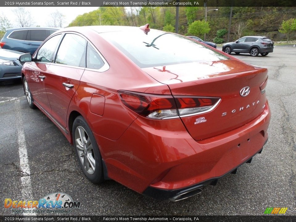 2019 Hyundai Sonata Sport Scarlet Red / Black Photo #2