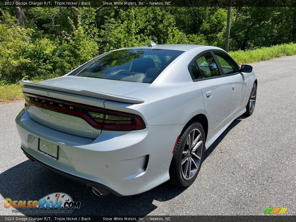 2023 Dodge Charger R/T Triple Nickel / Black Photo #6