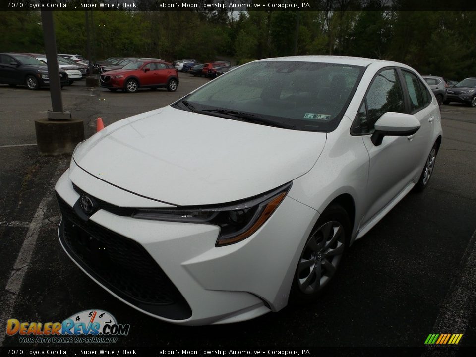 2020 Toyota Corolla LE Super White / Black Photo #1