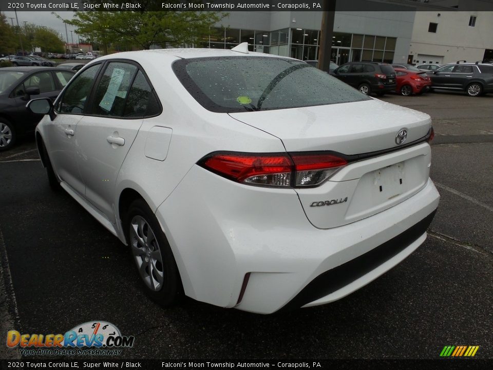 2020 Toyota Corolla LE Super White / Black Photo #2