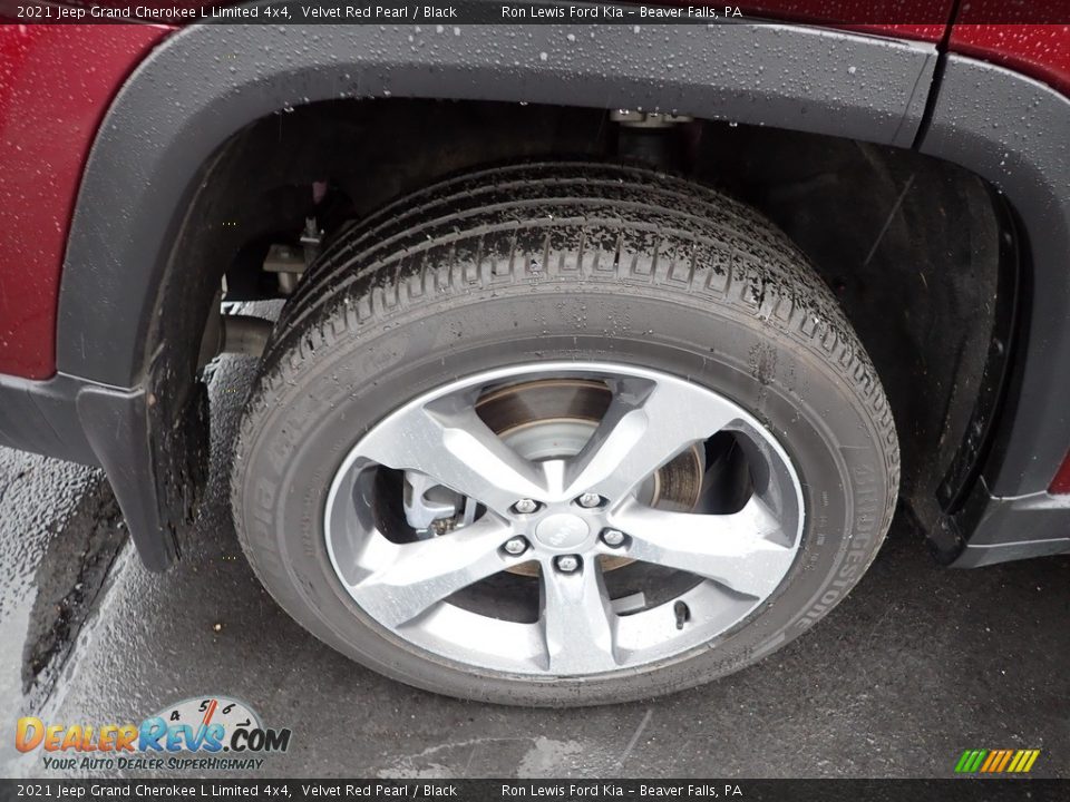 2021 Jeep Grand Cherokee L Limited 4x4 Velvet Red Pearl / Black Photo #9