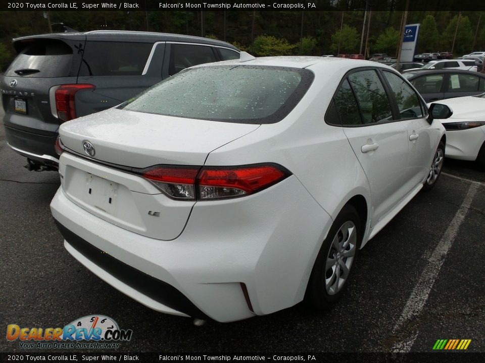 2020 Toyota Corolla LE Super White / Black Photo #4