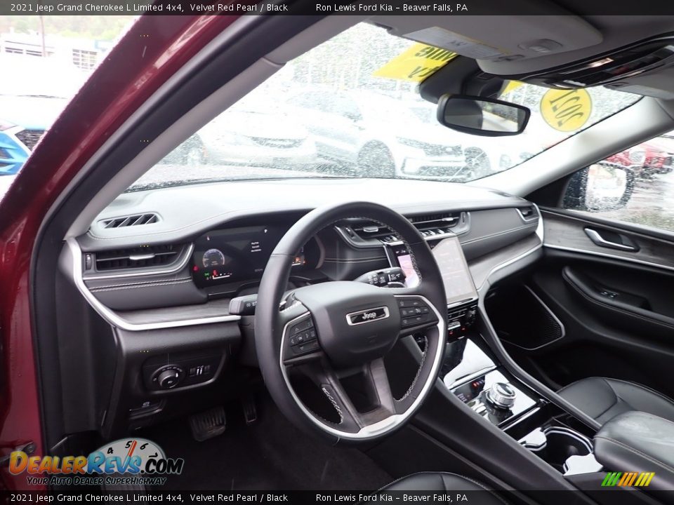 2021 Jeep Grand Cherokee L Limited 4x4 Velvet Red Pearl / Black Photo #13