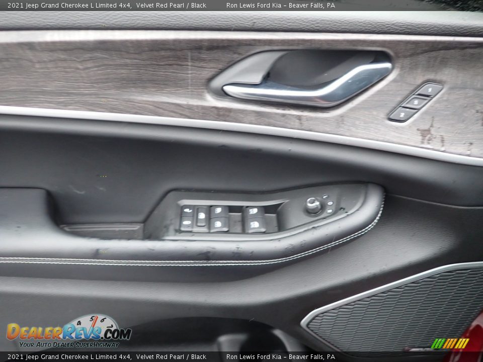 2021 Jeep Grand Cherokee L Limited 4x4 Velvet Red Pearl / Black Photo #14