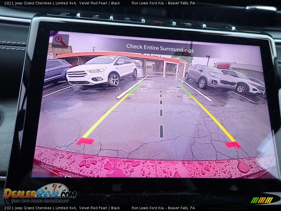 2021 Jeep Grand Cherokee L Limited 4x4 Velvet Red Pearl / Black Photo #16