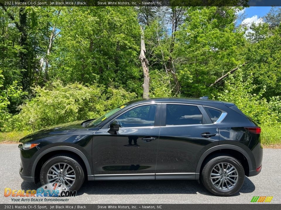 Jet Black Mica 2021 Mazda CX-5 Sport Photo #1