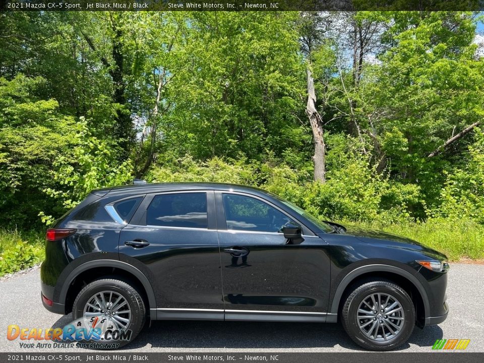 Jet Black Mica 2021 Mazda CX-5 Sport Photo #6