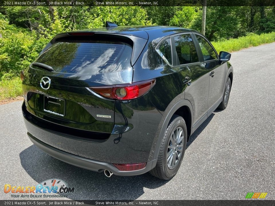 2021 Mazda CX-5 Sport Jet Black Mica / Black Photo #7