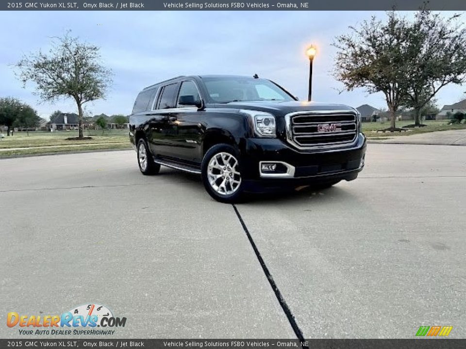 2015 GMC Yukon XL SLT Onyx Black / Jet Black Photo #16