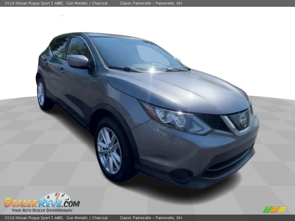 2019 Nissan Rogue Sport S AWD Gun Metallic / Charcoal Photo #2